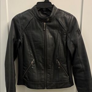 Harley-Davidson Women's Black Leather Moto Jacket